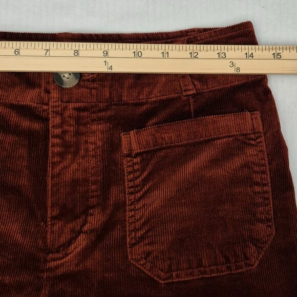 Matty M Womens Wide Leg Corduroy Pant, Brick, Size Small - NWoT - Picture 8 of 11